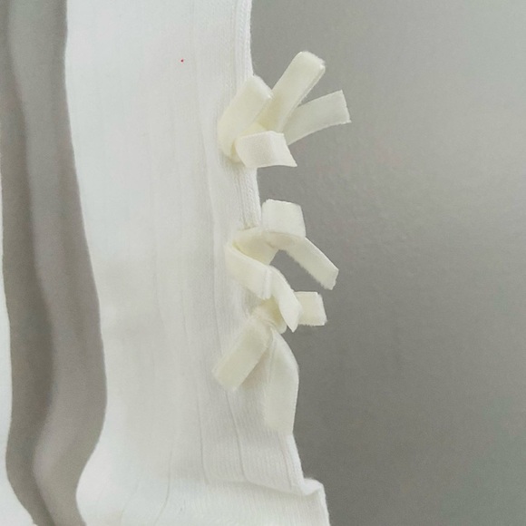 3 for $45_ Souris mini baby white tights 80% cotton, 15% nylon, 5% elastane - Picture 5 of 10